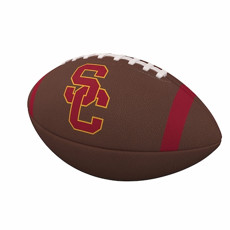 Logo Brands Southern Cal Team Stripe Official-Size Composite Football 205-93FC-1